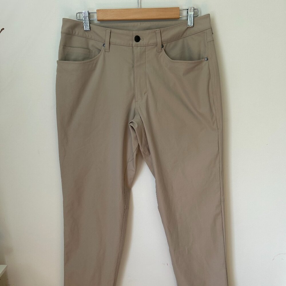 Lululemon ABC Pant - Khaki, Size 32 Waist, 30 Length